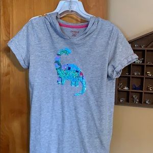 Cute dinosaur Junior hooded top